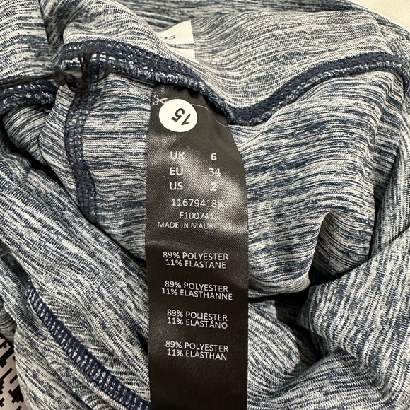 NWT ASOS 4505 Maternity Yoga Leggings in Heather/Blue - Size US 2 - Picture 9 of 10